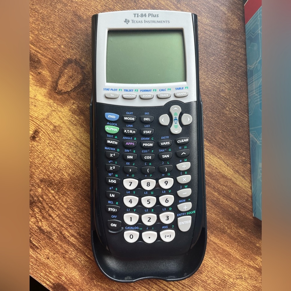 Texas Instruments TI-84 Plus Graphics Calculator, Black.